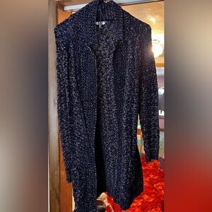 Women's Navy Cardigan Sweater